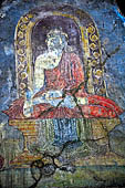 Paintings on the wall of the outer cloister of the Mahamuni Paya, Mandalay, Myanmar 